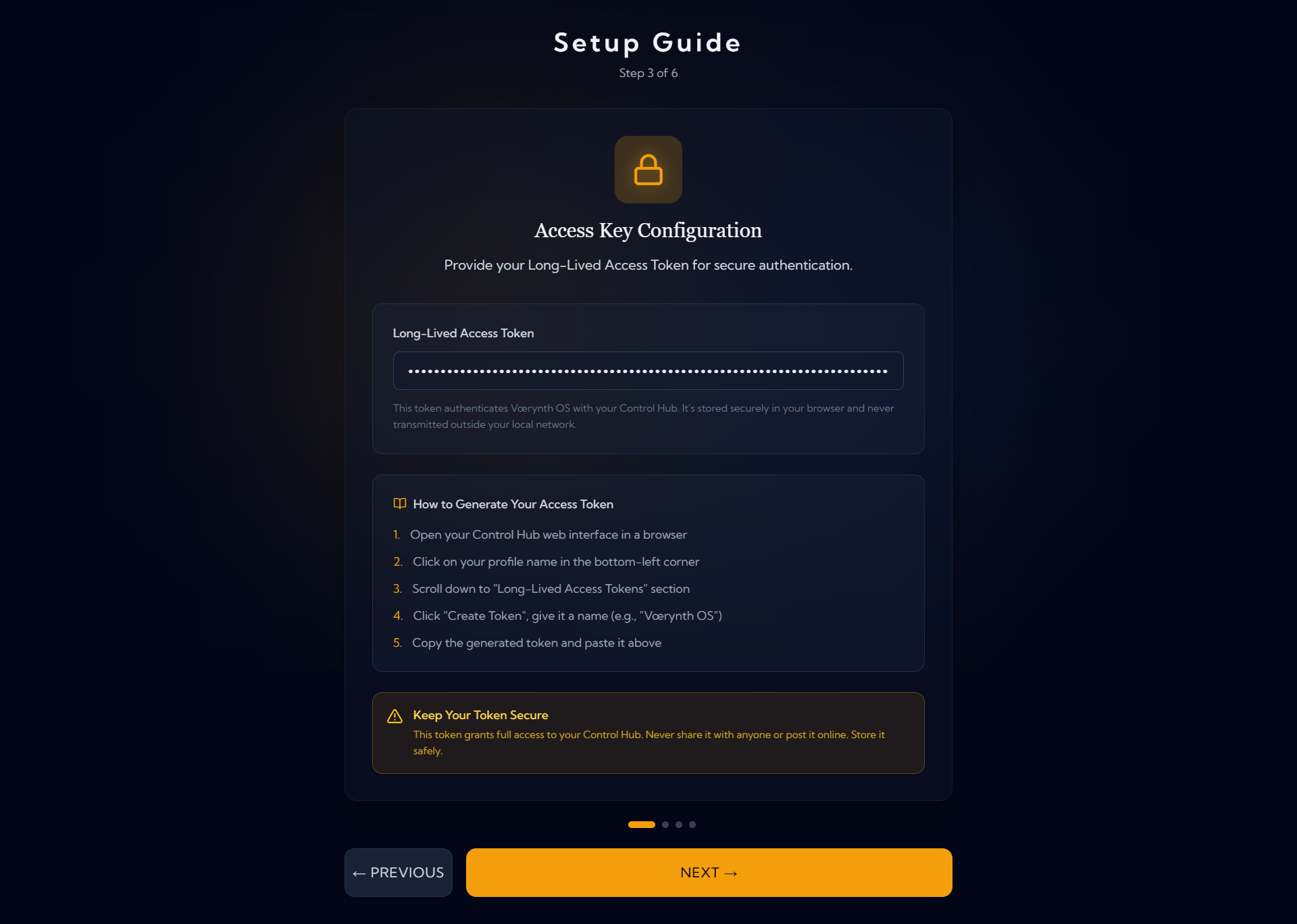 Vœrynth OS Tablet Setup 4