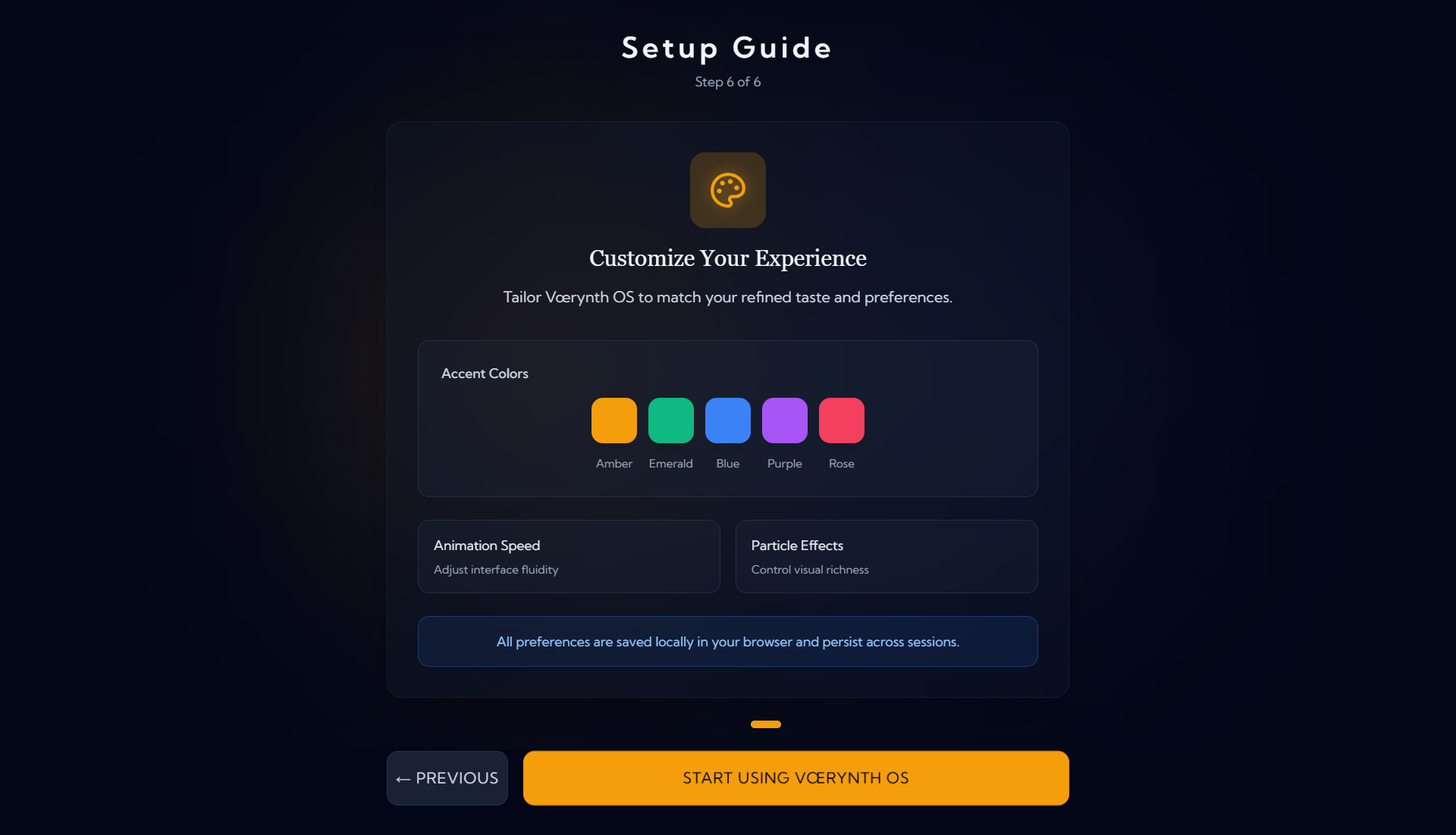 Vœrynth OS Tablet Setup 7