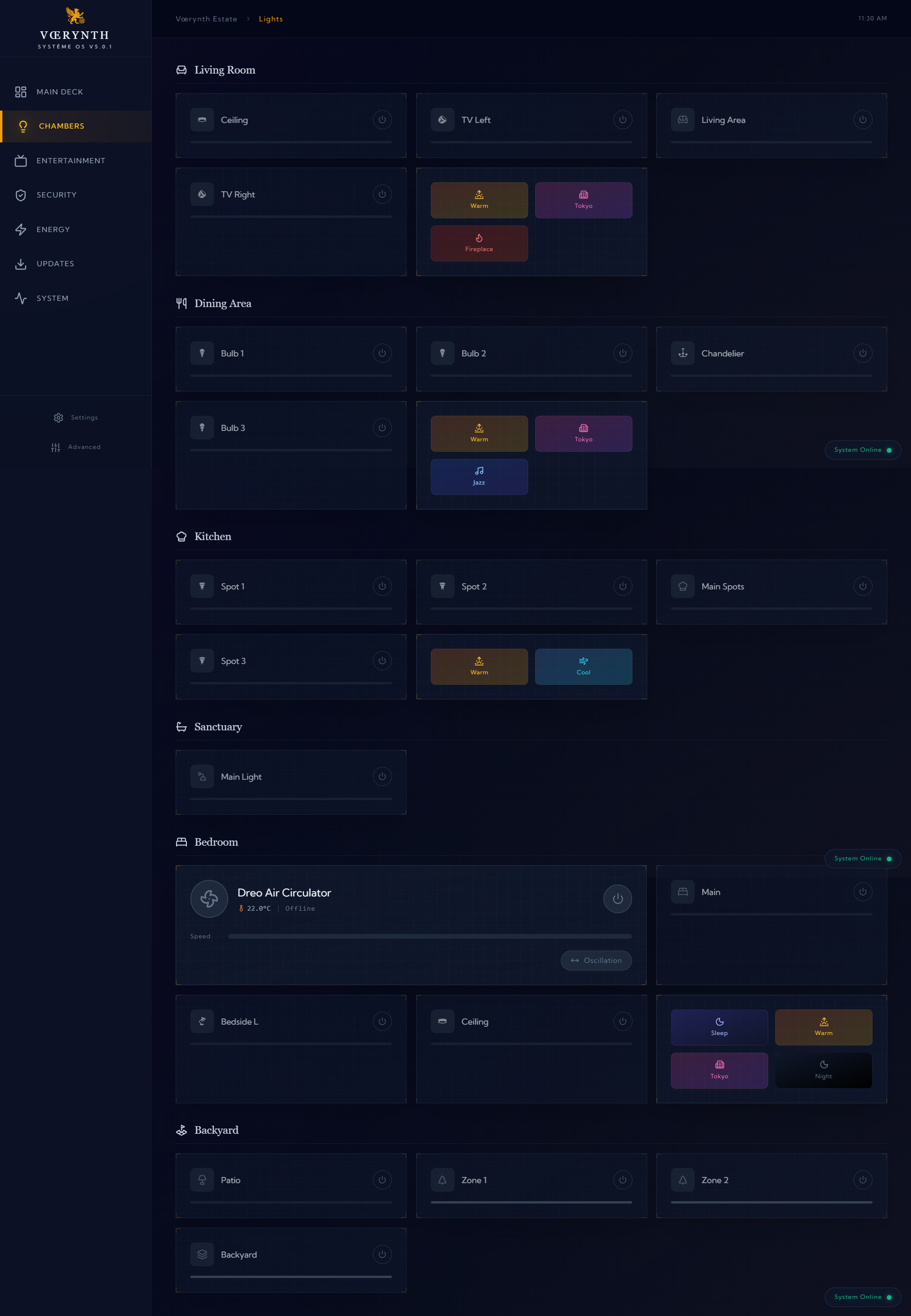 Room control, unified.