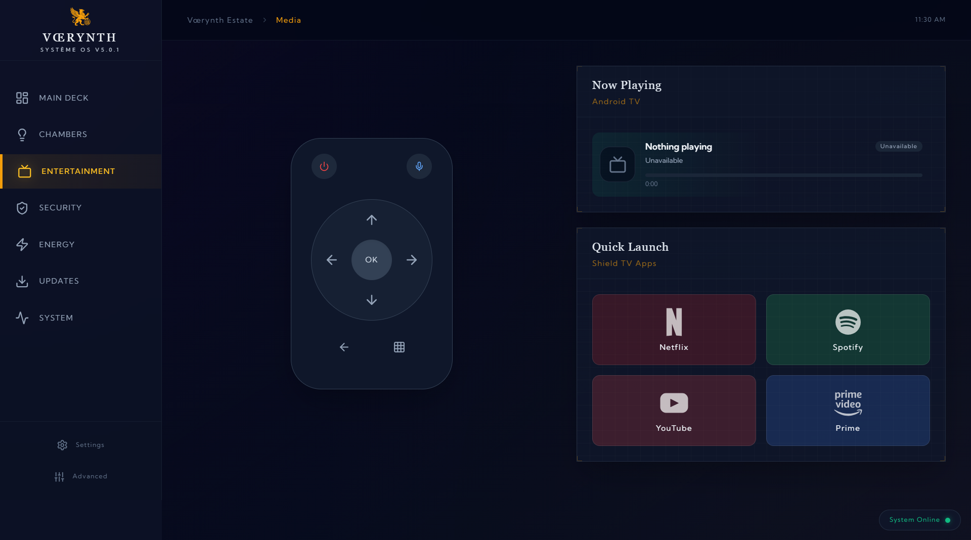Vœrynth OS Tablet Setup 10